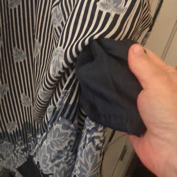 Maxi Dress/Navy and white - Picture 3 of 10